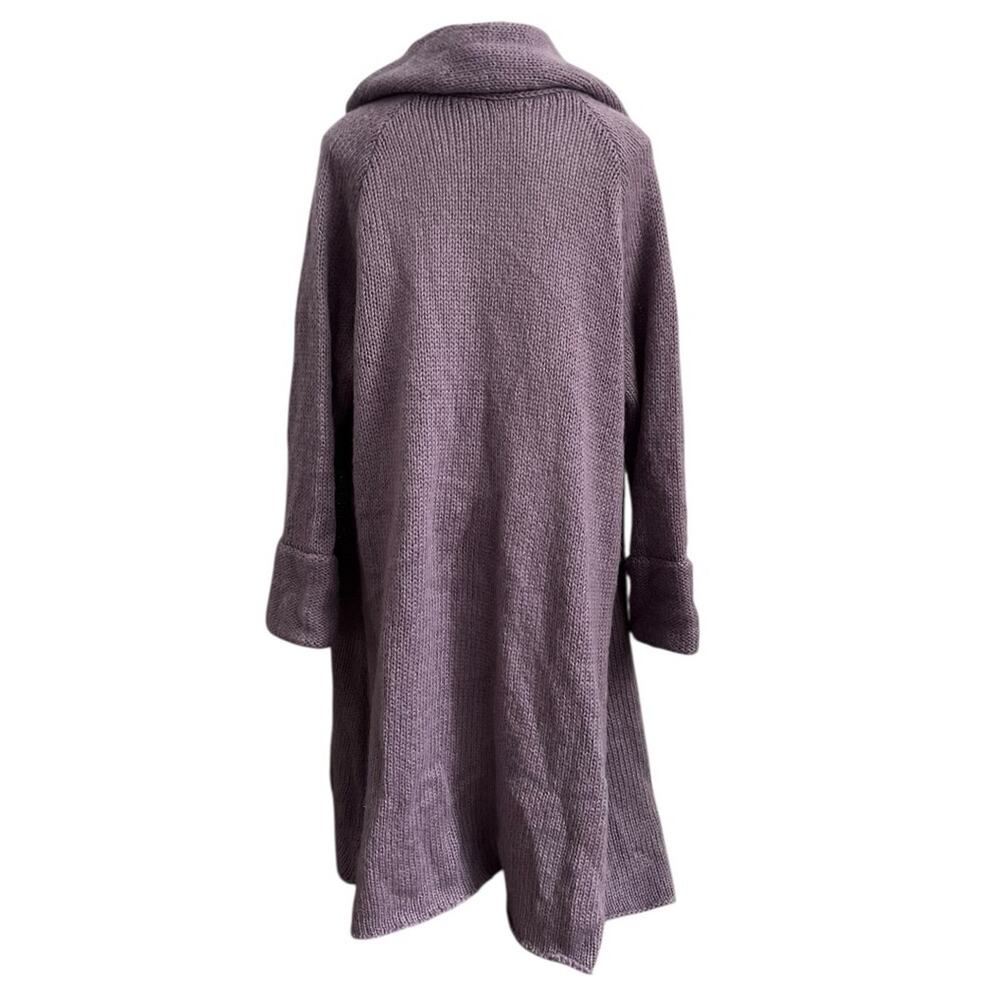 Size Large Soft Surroundings Soft Cozy Telluride Cardigan purple - Picture 2 of 6